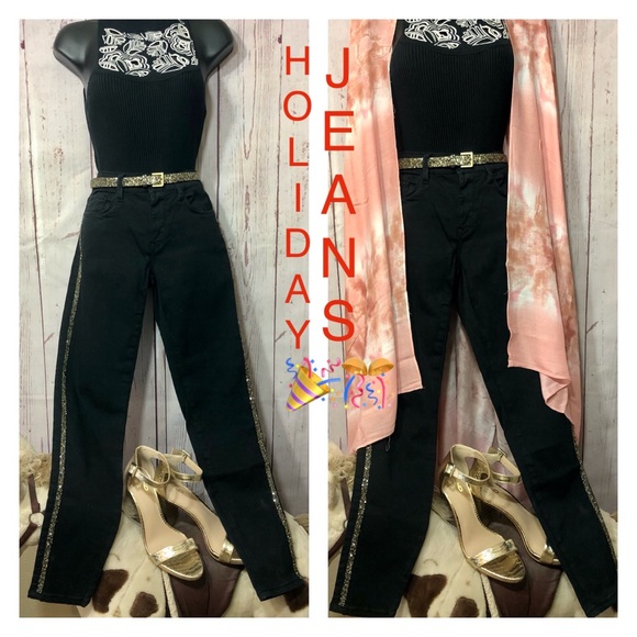 BRITISH!🇬🇧PARTY READY! Zara Z1975 Denim Low Rise Skinny Jeans🎉 - Picture 11 of 11